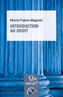 Front cover_Introduction au droit