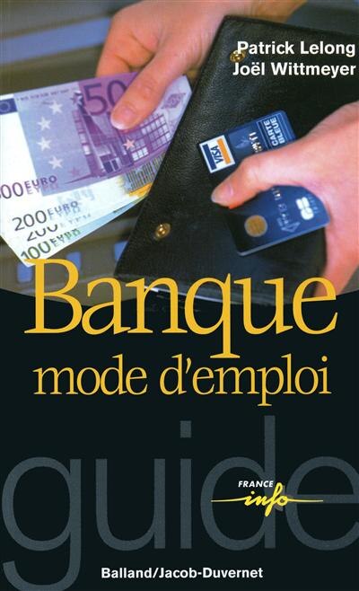 Front cover_Banque, mode d'emploi