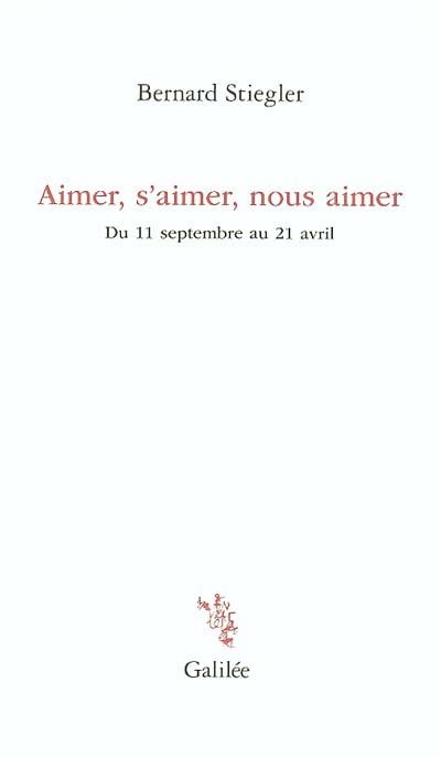 Front cover_Aimer, s'aimer, nous aimer : du 11 septembre au 21 avril