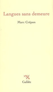 Couverture_Langues sans demeure