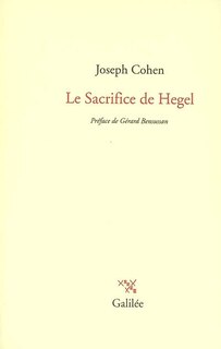 Front cover_Le sacrifice de Hegel