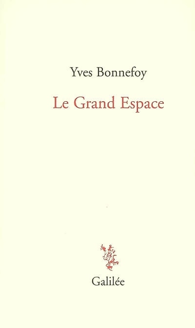 Front cover_Le grand espace