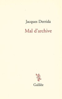 Front cover_Mal d'archive : une impression freudienne