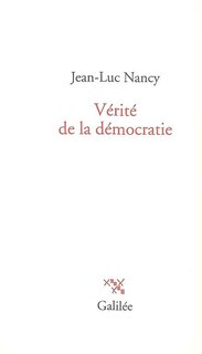 Front cover_V&eacute;rit&eacute; de la d&eacute;mocratie