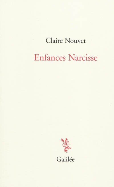 Front cover_Enfances Narcisse