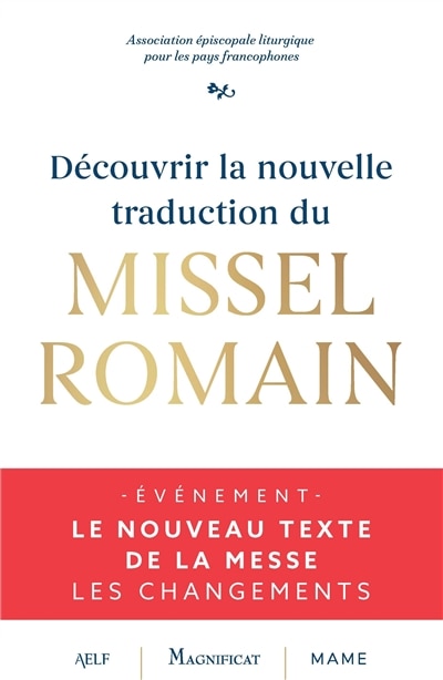 Front cover_Découvrir la nouvelle traduction du missel romain