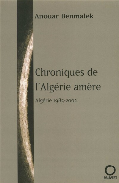 Couverture_Chroniques de l'Algérie amère