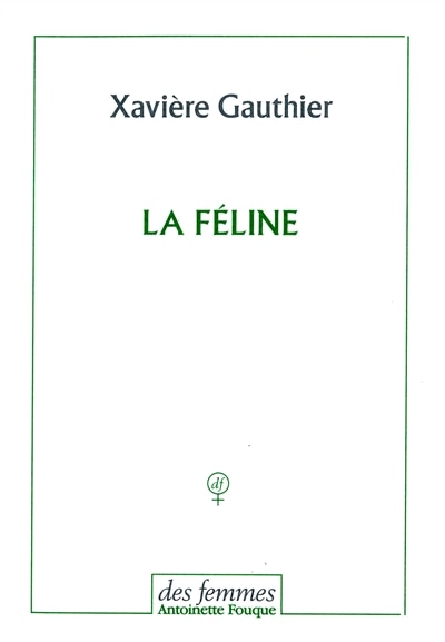 Front cover_La féline