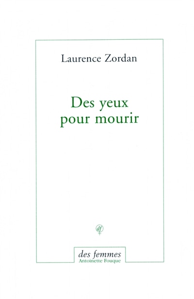 Front cover_Des yeux pour mourir