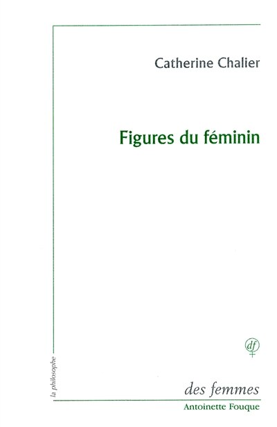 Front cover_Figures du féminin : lecture d'Emmanuel Levinas