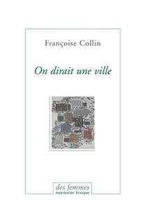 Front cover_On dirait une ville ; Chronique d'un été