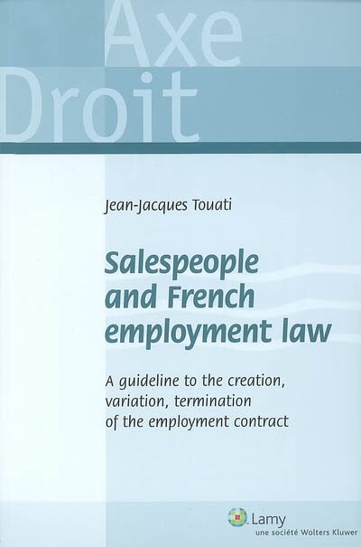 Front cover_Salespeople and French employment law
