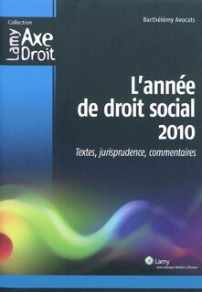 Couverture_L' année de droit social 2010