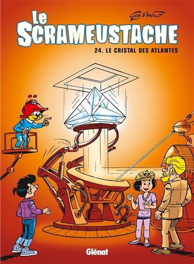 Front cover_Le Scrameustache, Vol. 24. Le cristal des Atlandes