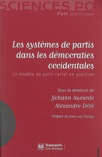 Front cover_Les systèmes de partis dans les démocraties occidentales