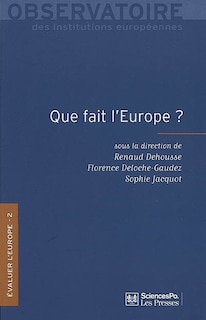 Que fait l'Europe ?