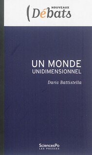 Front cover_Un monde unidimensionnel