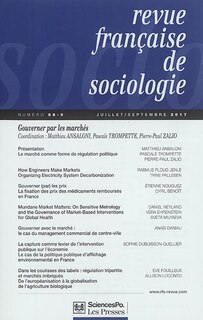 Front cover_Revue française de sociologie, n°58-3. Gouverner par les marchés