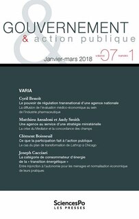 Gouvern. & action publique, v. 07. no 01