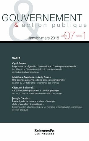 Gouvern. & action publique, v. 07. no 01