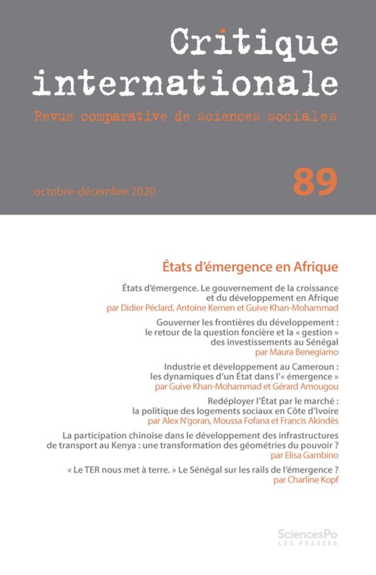 Couverture_Critique internationale, no 89