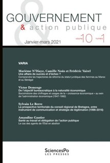 Gouvern. & action publique, v. 10, no 01: Varia