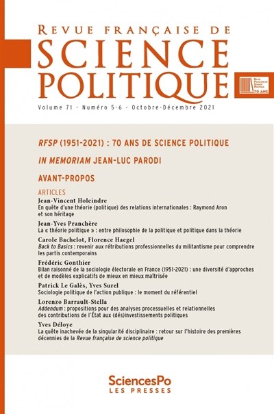 Couverture_Revue francaise science politique 71-5/6