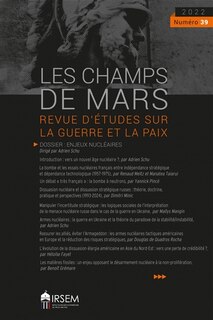 Front cover_Champs de Mars (Les), n°39. Enjeux nucléaires