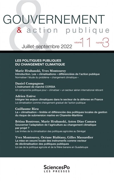 Gouvern. & action publique, v. 11, no 03