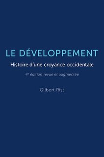 Front cover_Le développement : histoire d'une croyance occidentale