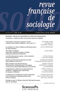 Front cover_Revue française de sociologie, n°64-1. Milieux d'affaires et cercles dirigeants