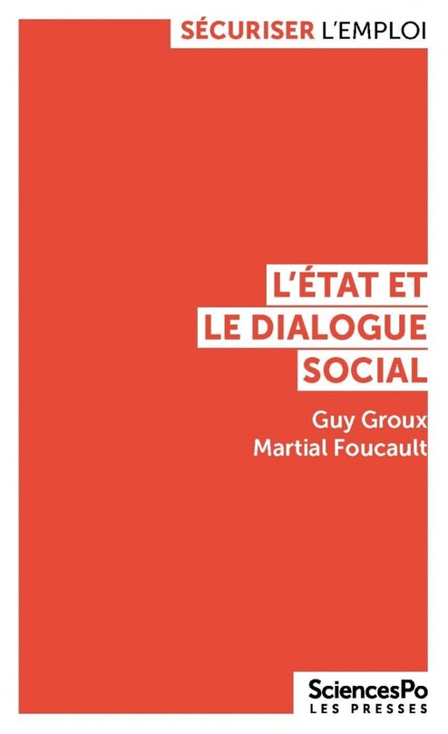 Couverture_L' Etat et le dialogue social