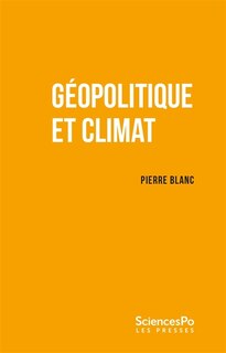 Front cover_Géopolitique et climat