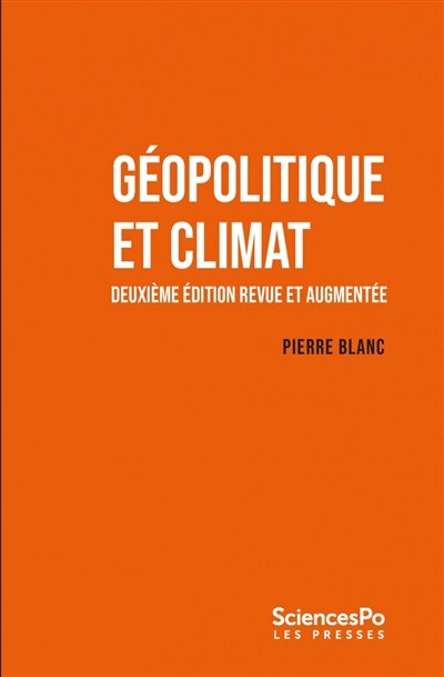 Front cover_Géopolitique et climat