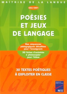 Front cover_Poésies et jeux de langage CE2-CM1