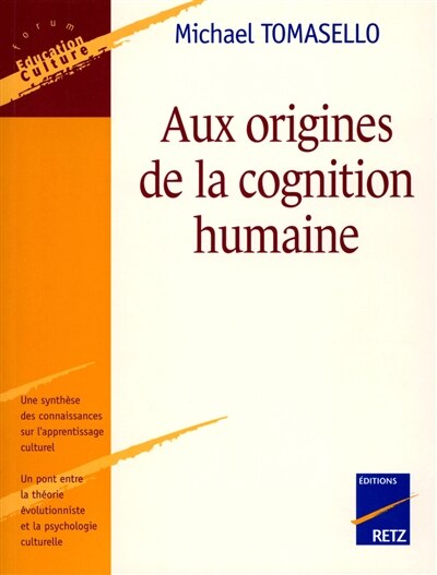 Couverture_Aux origines de la cognition humaine