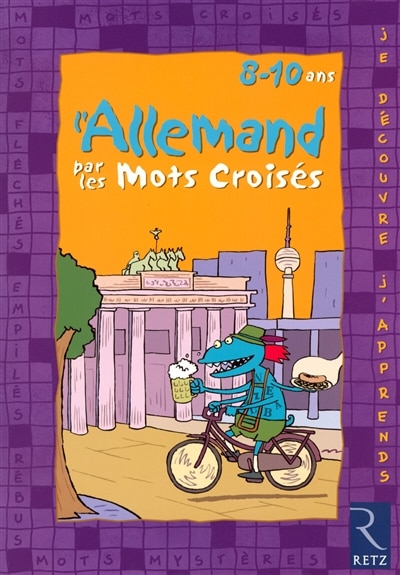 Front cover_L' allemand par les mots crois&eacute;s, 8-10 ans