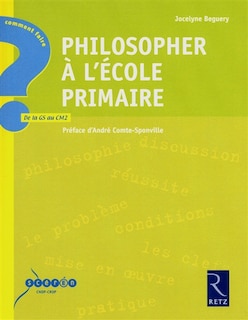 Front cover_Philosopher &agrave; l'&eacute;cole primaire