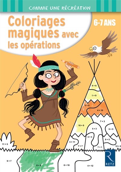 Couverture_Coloriages magiques avec les opérations : 6-7 ans