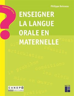 Front cover_Enseigner la langue orale en maternelle