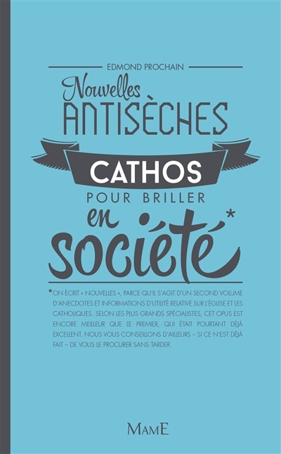 Front cover_Nouvelles Antisèches Cathos Pour Briller En Société