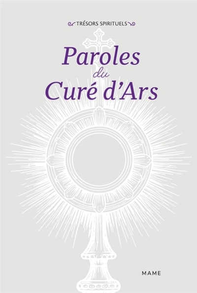 Front cover_Paroles du curé d'Ars
