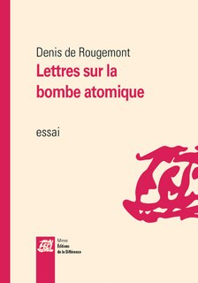 Front cover_Lettres sur la bombe atomique