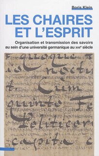 Front cover_Les chaires et l'esprit