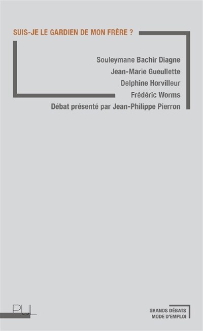 Front cover_Suis-je le gardien de mon frère ?