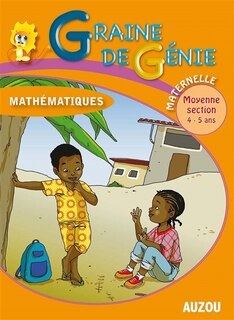 Couverture_Graine de génie, mathématiques : maternelle, moyenne section 4-5 ans