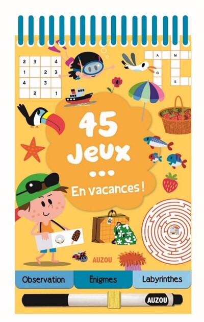 Front cover_45 Jeux En Vacances