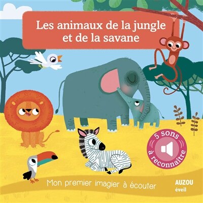 Couverture_Les animaux de la jungle et de la savane