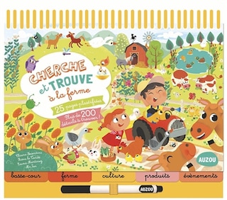 Couverture_Cherche et trouve &agrave; la ferme