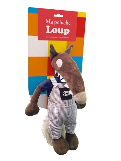 Couverture_Ma peluche Loup habillé salopette
